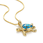 Minimalist Turtle Pendant Necklace – Trendy, Elegant, and Versatile