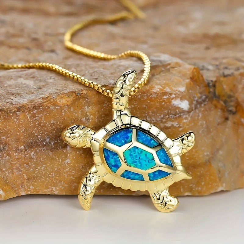 O1CN01AvW5FL1U98sfdnG5a_!!2211166642474-0-cib Minimalist Turtle Pendant Necklace – Trendy, Elegant, and Versatile - Image 2